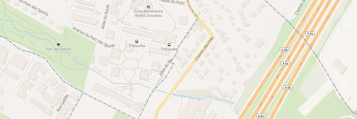 Plan du 44 Av du Parc des Sports à Wissous