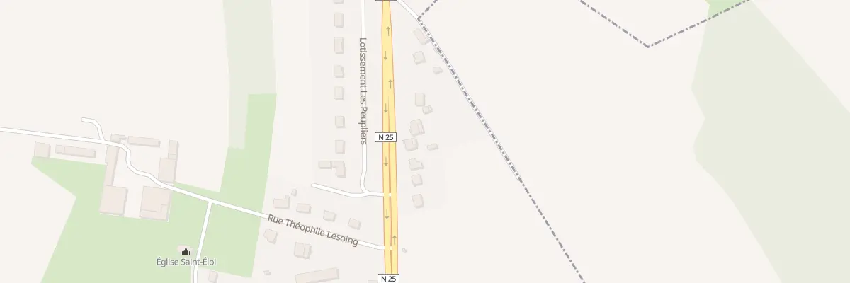 Plan du 15 Rte Nationale à La Vicogne