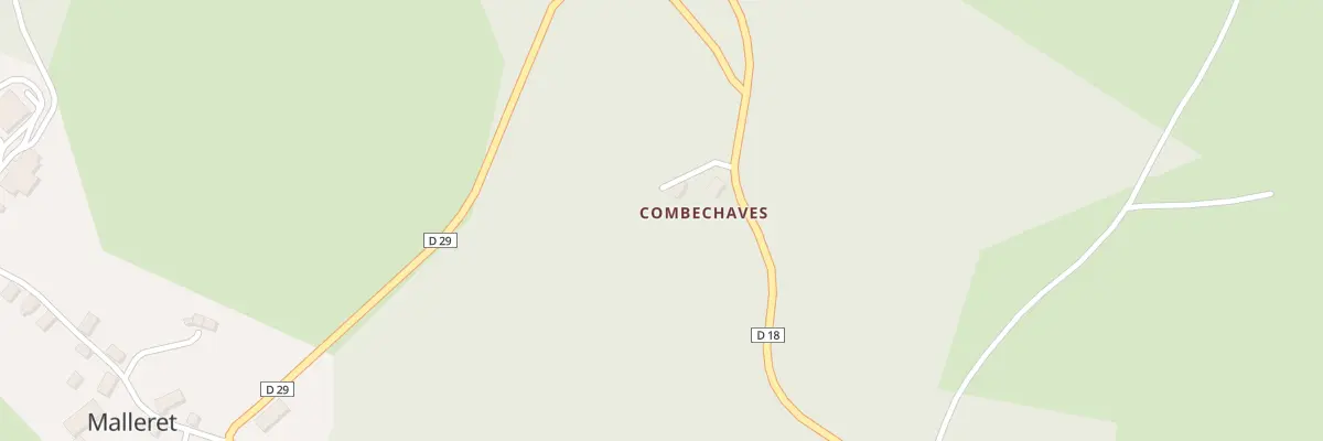 Plan du 5012 Combechaves à Malleret