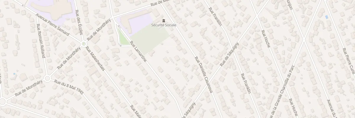 Plan du 52 Rue Daniele Casanova à Sainte-Geneviève-des-Bois