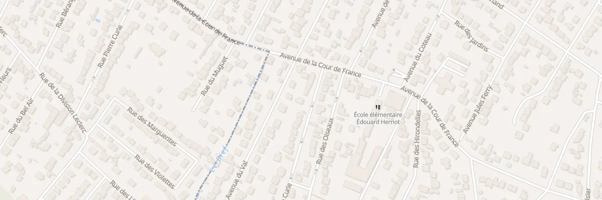 Plan du 10 Rue Pierre Curie à Morangis