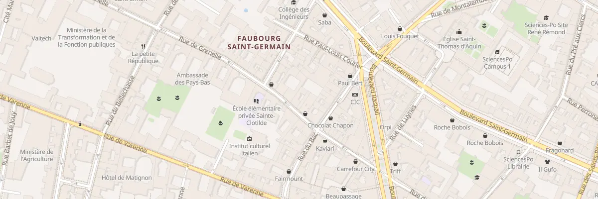 Plan du 84B Rue de Grenelle à Paris 7e Arrondissement