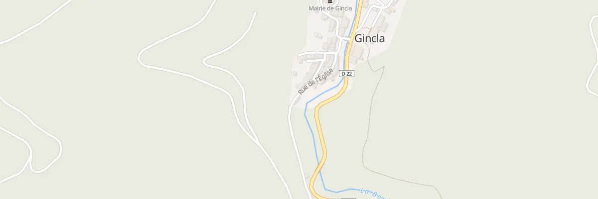 Plan du 52 Le Village à Gincla