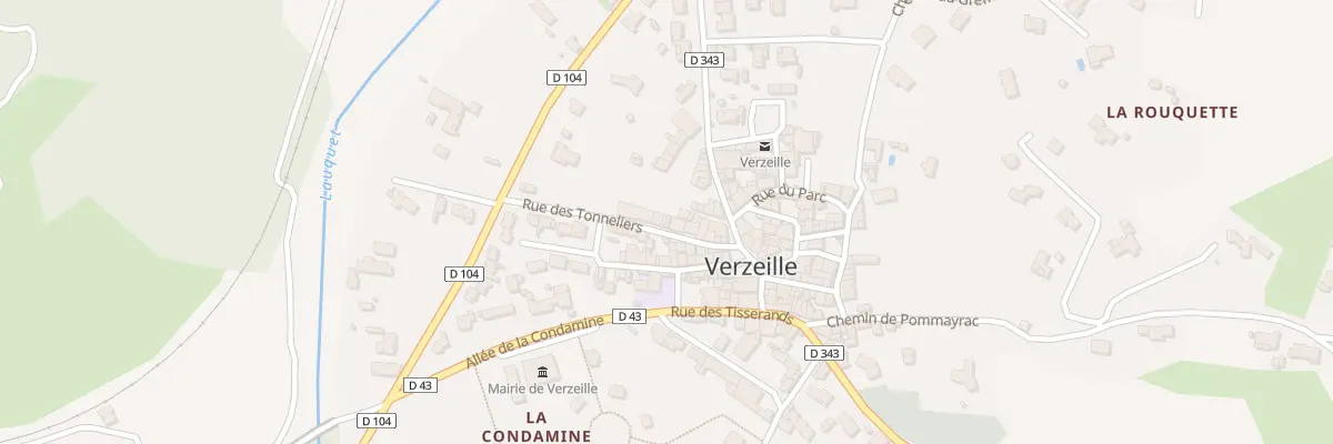 Plan du 10 Rue des Tonneliers à Verzeille