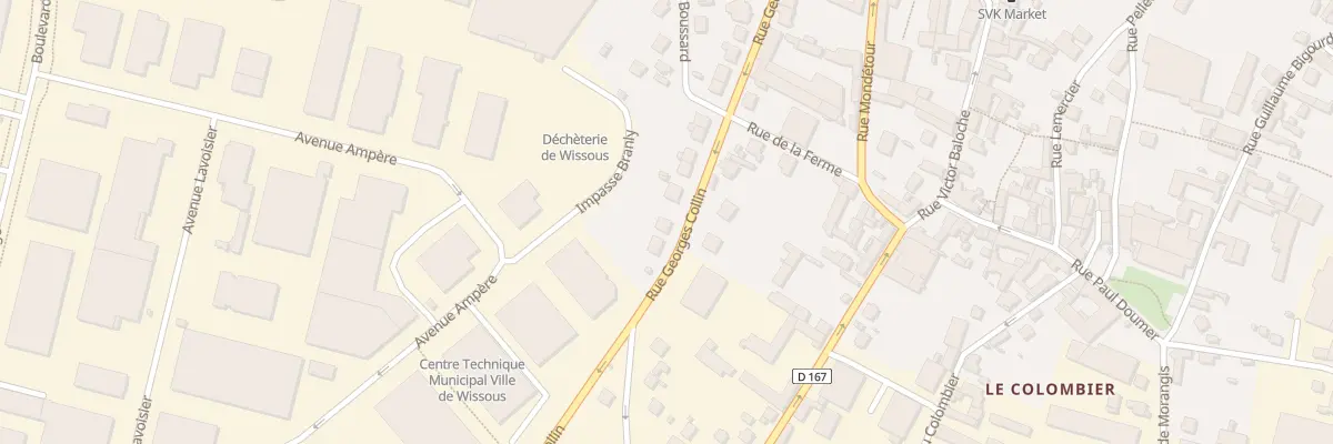 Plan du 30 Rue Georges Collin à Wissous