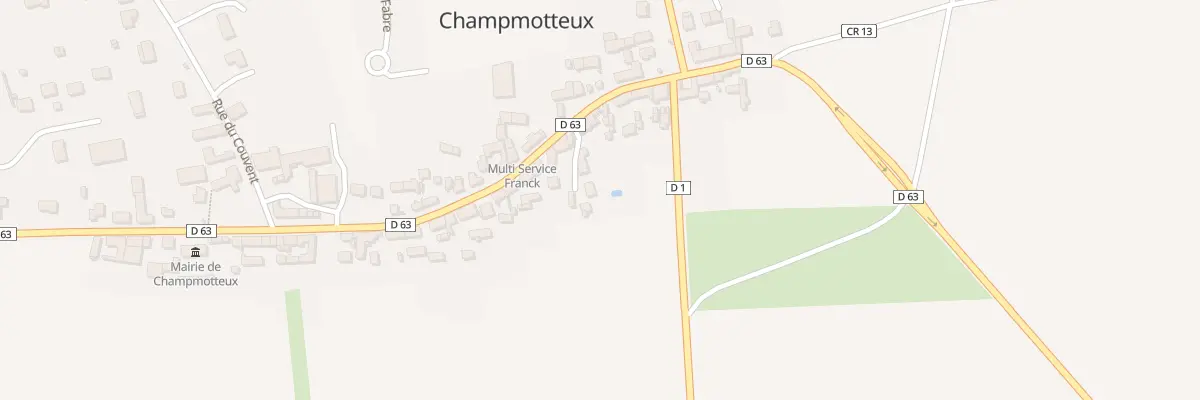 Plan du 2 Les Ouches d’En Ht à Champmotteux