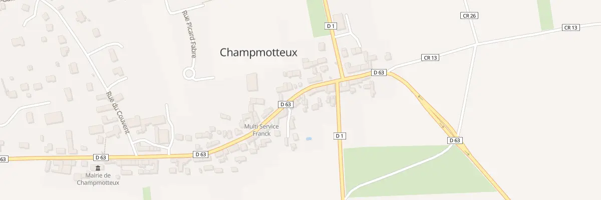 Plan du 44 Rue Michel de l’Hopital à Champmotteux