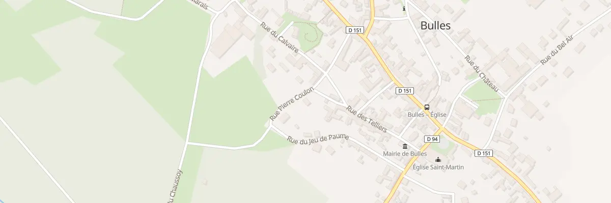 Plan du 25 Rue des Telliers à Bulles