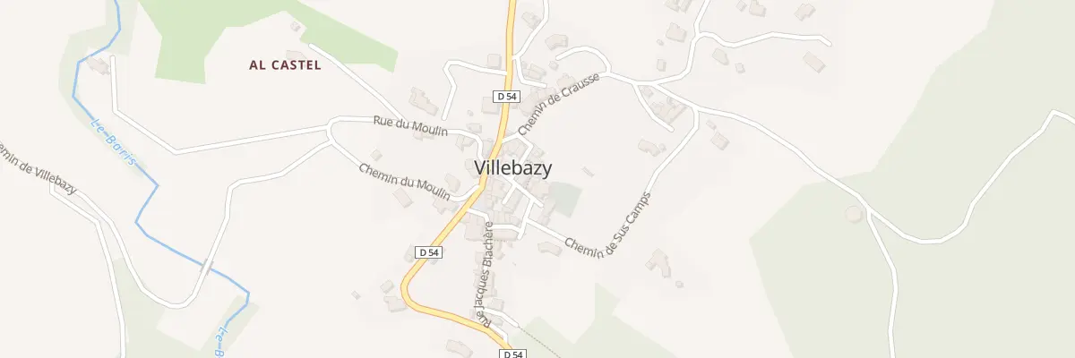 Plan du 9 Le Village à Villebazy