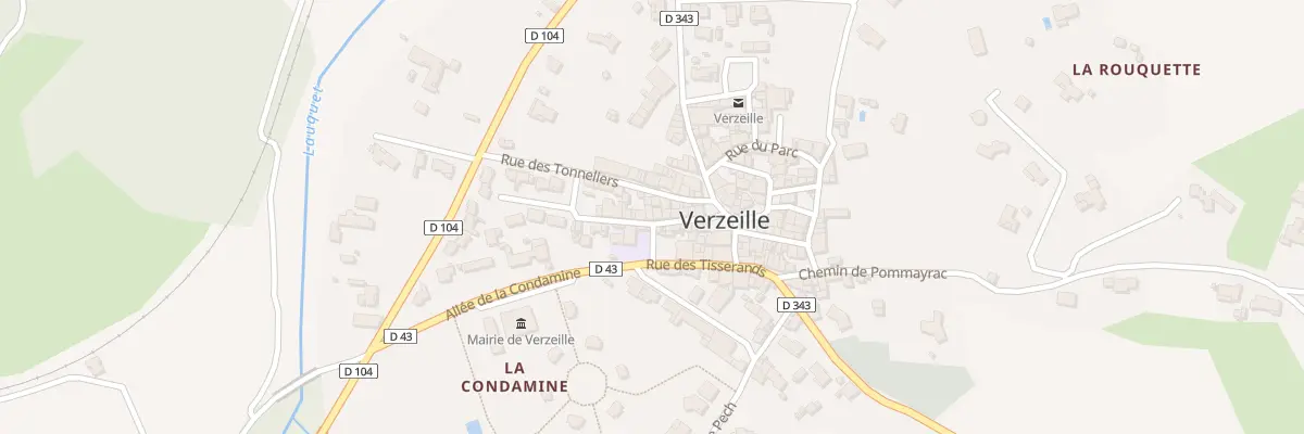 Plan du 10 Rue de l’Ecole à Verzeille