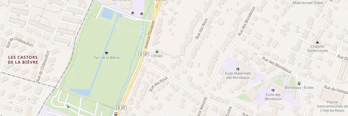 Plan du 64 Rue des Roux à L’Haÿ-les-Roses
