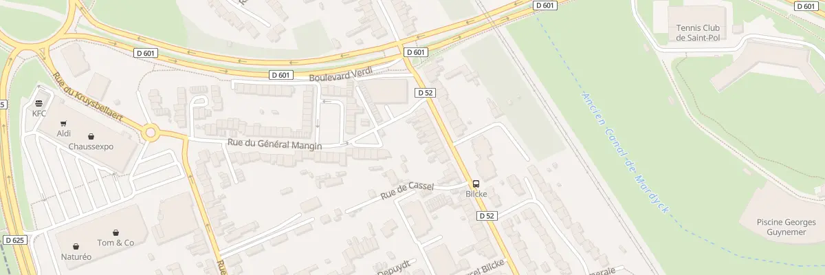 Plan du 347 Rue de Cassel à Dunkerque