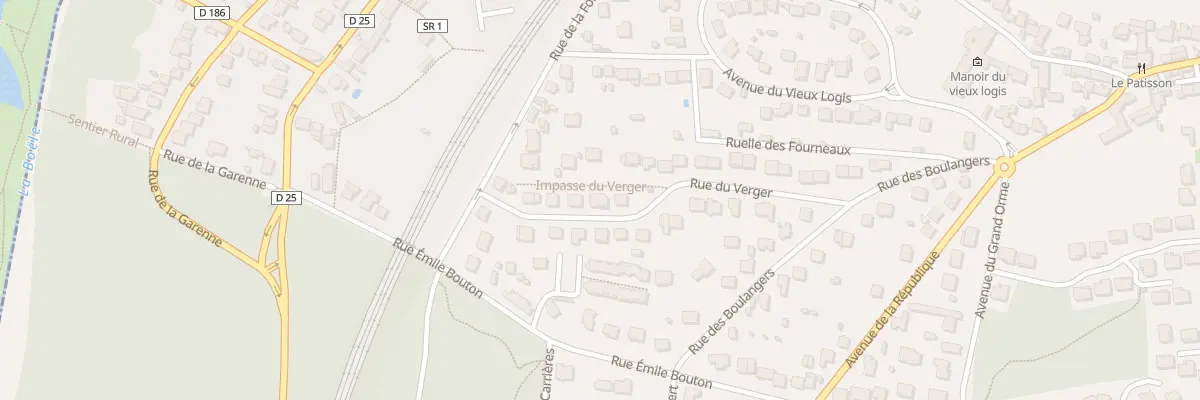 Plan du 8 Rue du Verger à Villemoisson-sur-Orge