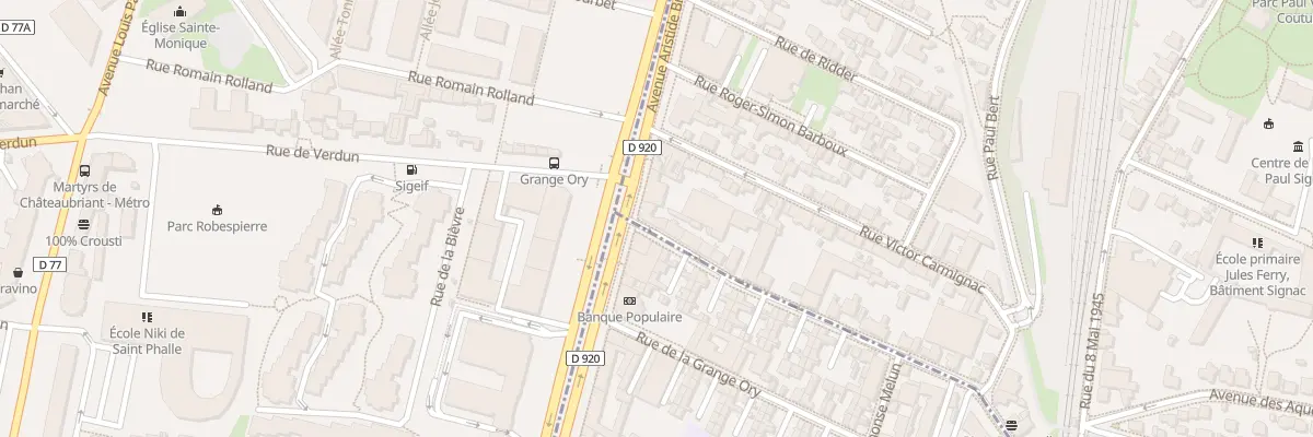 Plan du 50 Rue de la Gare à Arcueil