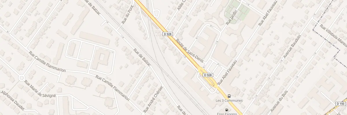 Plan du 29B Rte Saint Denis à Deuil-la-Barre