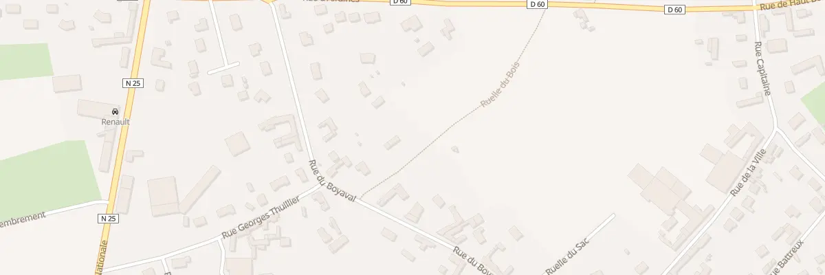 Plan du 24 Rue du Boyaval à Talmas