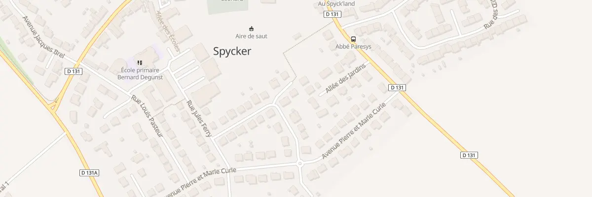 Plan du 19 Rue Jean Moulin à Spycker