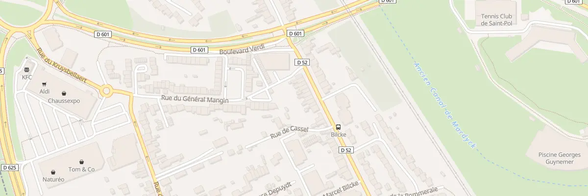Plan du 343 Rue de Cassel à Dunkerque
