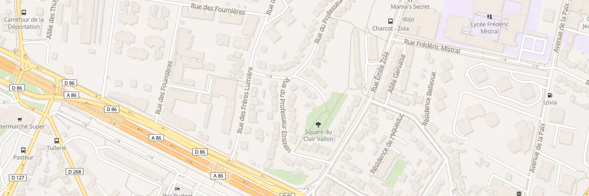 Plan du 24 Rue du Professeur Einstein à Fresnes