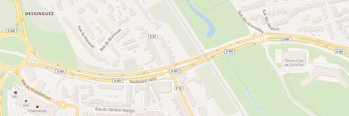Plan du 458 Rue de Cassel à Dunkerque