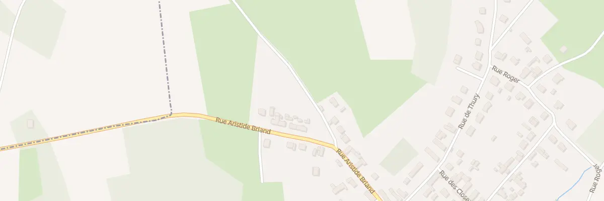 Plan du 754 Rue Aristide Briand à Angy