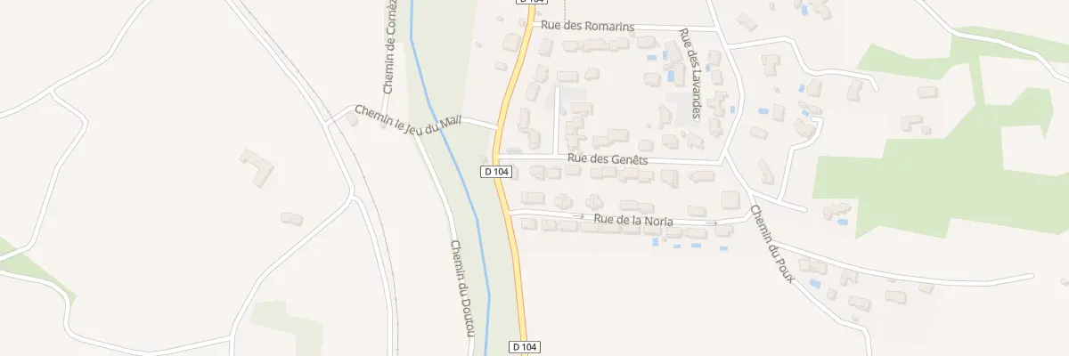 Plan du 4 Rue des Genets à Leuc