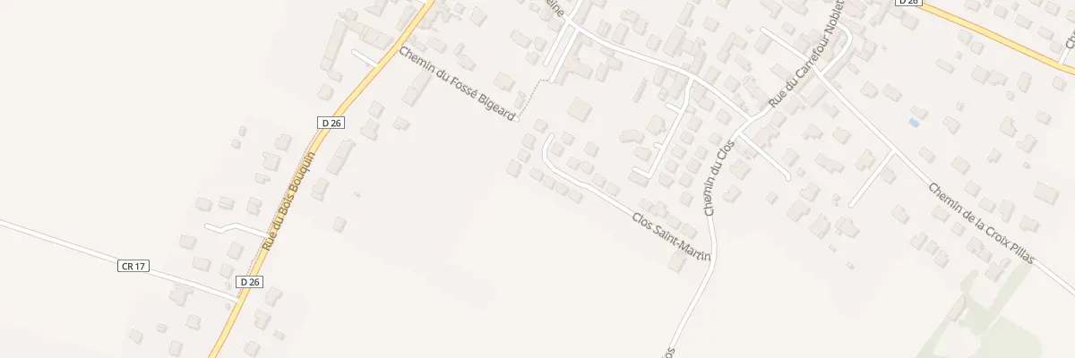 Plan du 26 Clos Saint Martin à Leudeville