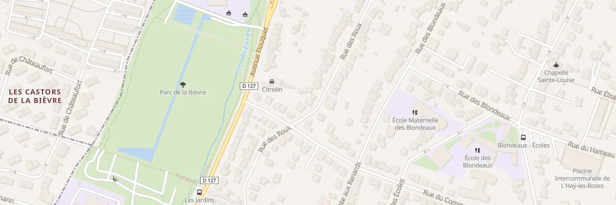 Plan du 68 Rue des Roux à L’Haÿ-les-Roses
