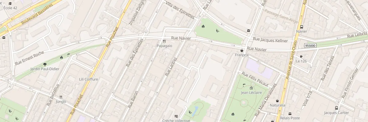Plan du 3 Vla Lantiez à Paris 17e Arrondissement