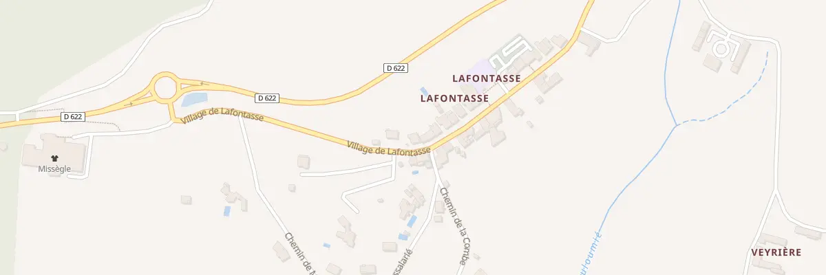 Plan du 5 Vge de Lafontasse à Burlats