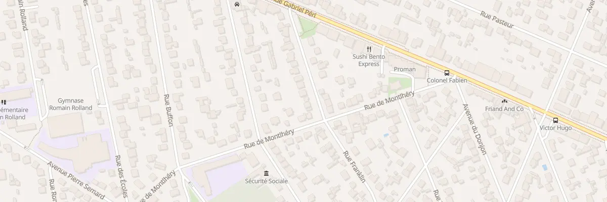 Plan du 22 Rue Franklin à Sainte-Geneviève-des-Bois