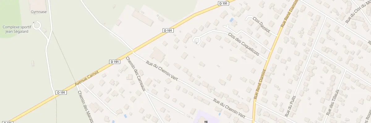 Plan du 20 Rue du Chemin Vert à Cerny