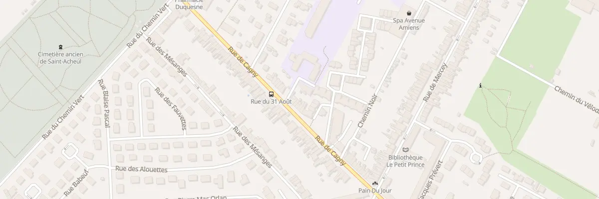 Plan du 353 Rue de Cagny à Amiens