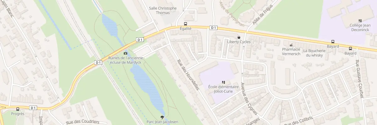 Plan du 16 Rue des Hirondelles Saint Pol à Dunkerque