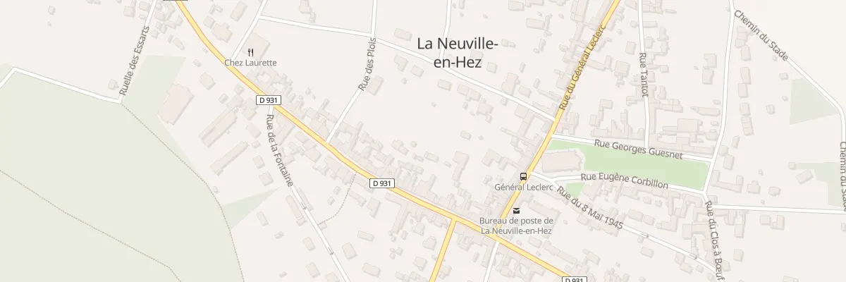 Plan du 82 Rue du Général de Gaulle à La Neuville-en-Hez
