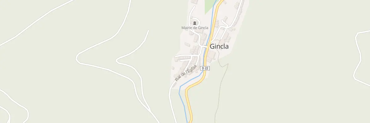 Plan du 22 Le Village à Gincla