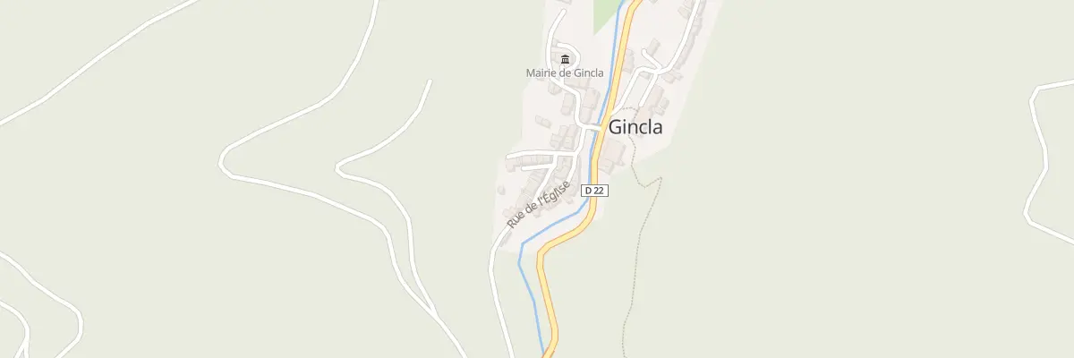 Plan du 23 Le Village à Gincla
