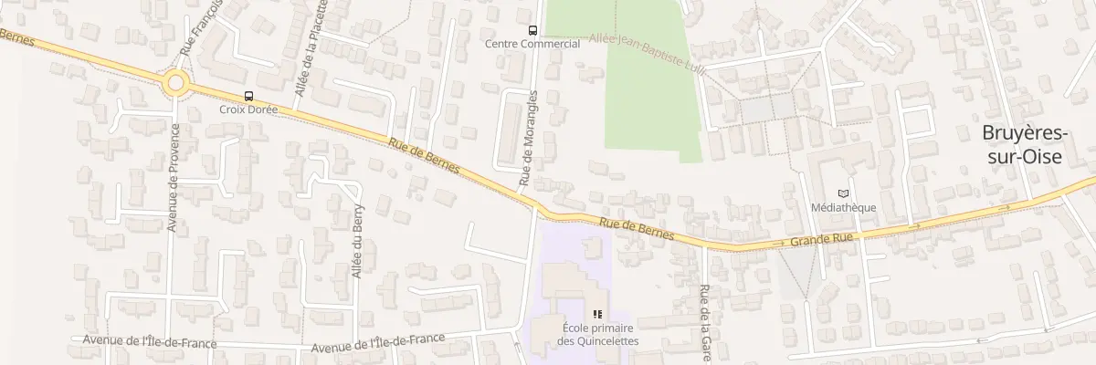 Plan du 19 Rue de Bernes à Bruyères-sur-Oise