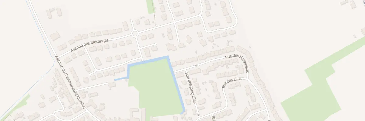 Plan du 38 Rue des Hortensias à Spycker