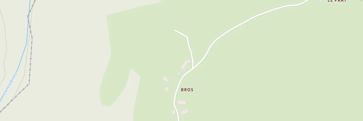 Plan du 2 Rte de Bros à Sourniac