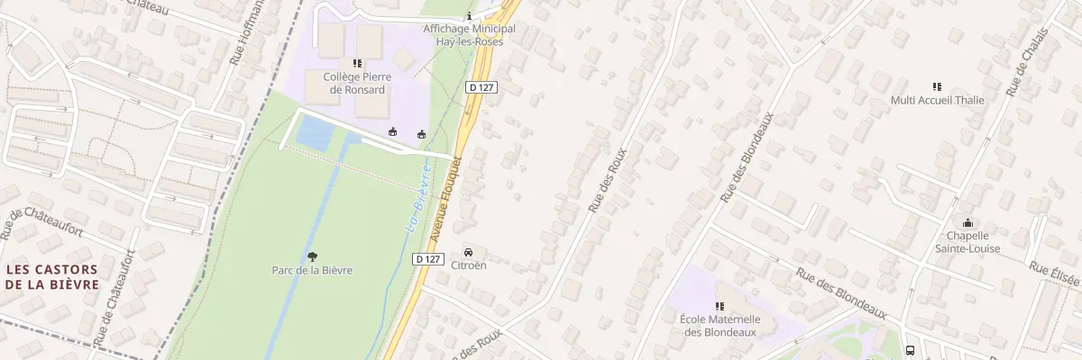 Plan du 46 Rue des Roux à L’Haÿ-les-Roses