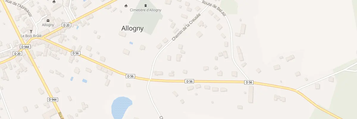 Plan du 4 Che de la Creusée à Allogny