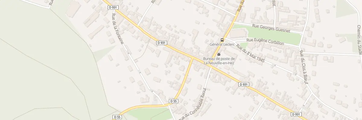 Plan du 71 Rue du Général de Gaulle à La Neuville-en-Hez