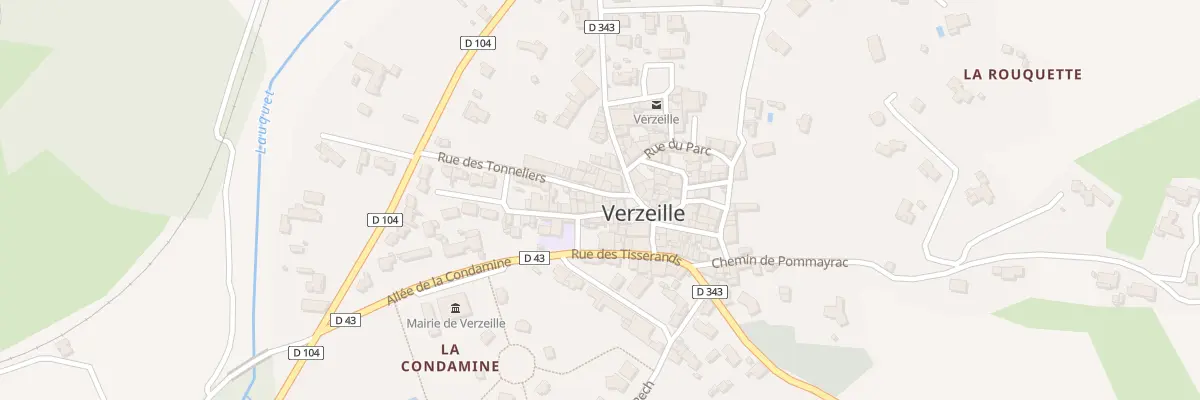 Plan du 5 Rue des Tonneliers à Verzeille