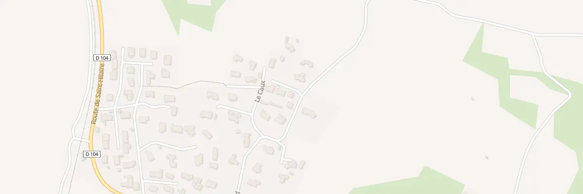Plan de Pelusset à Leuc