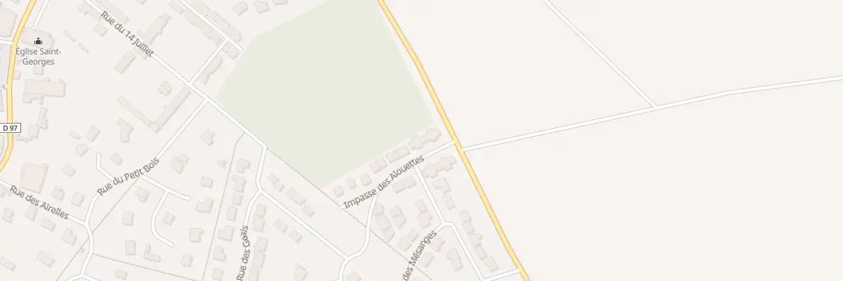 Plan du 6 Rue des Piverts à Villers-Bocage