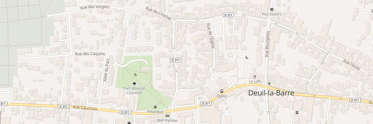 Plan du 16 Rue Anatole France à Deuil-la-Barre