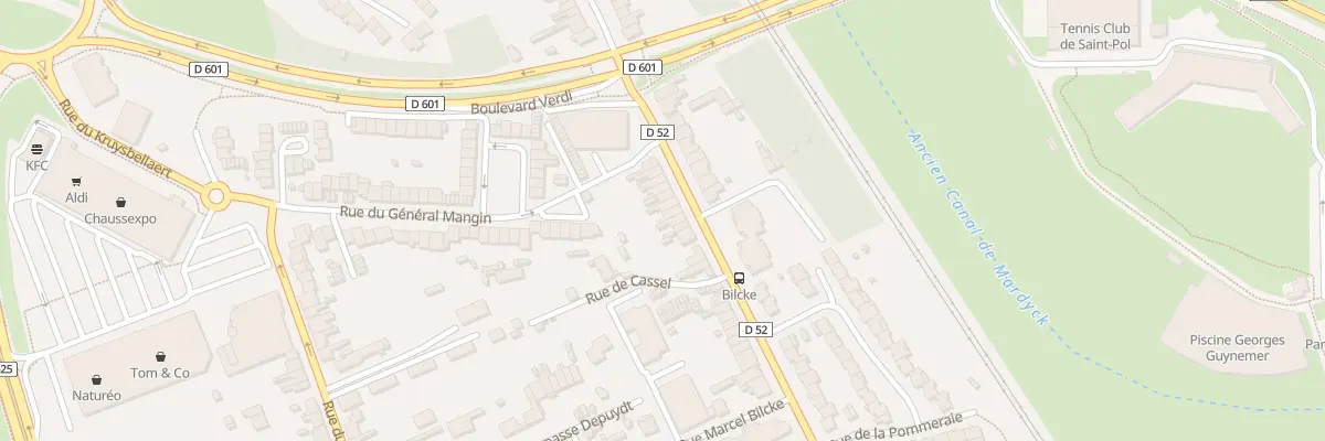Plan du 329 Rue de Cassel à Dunkerque
