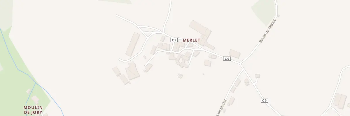 Plan du 5254A Merlet à Colombiès
