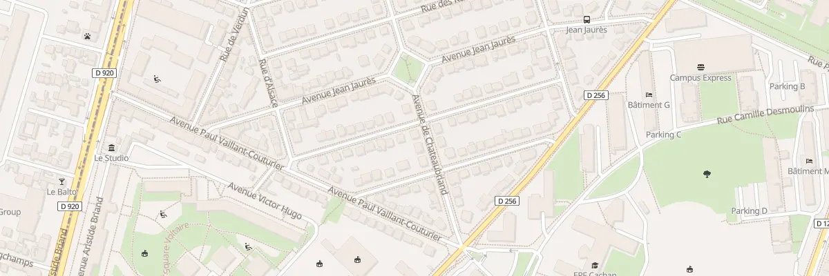 Plan du 13 Av Chateaubriand à Cachan